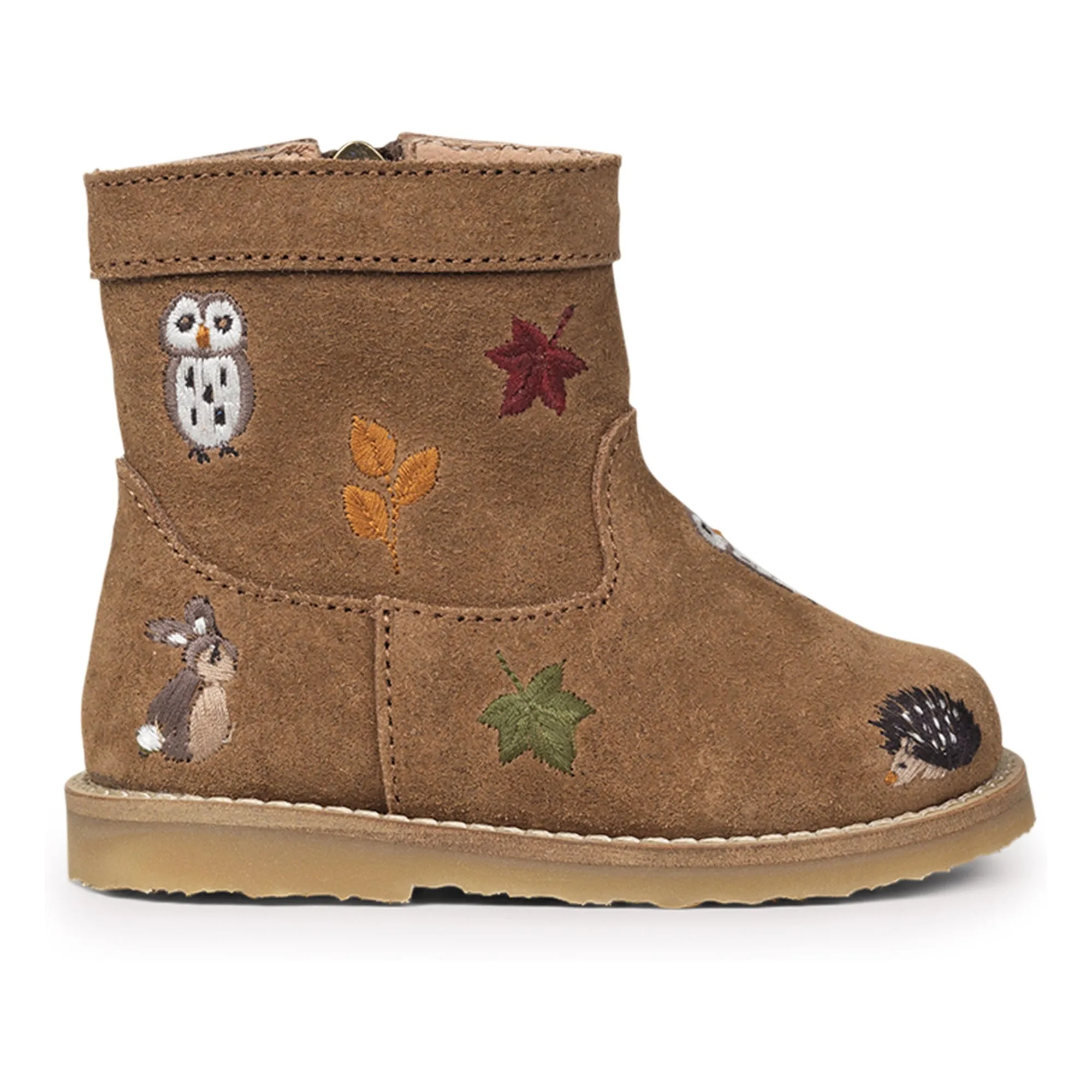 Petit Nord Brown Mingus Woodland Zip Boots - Uniqua Collection