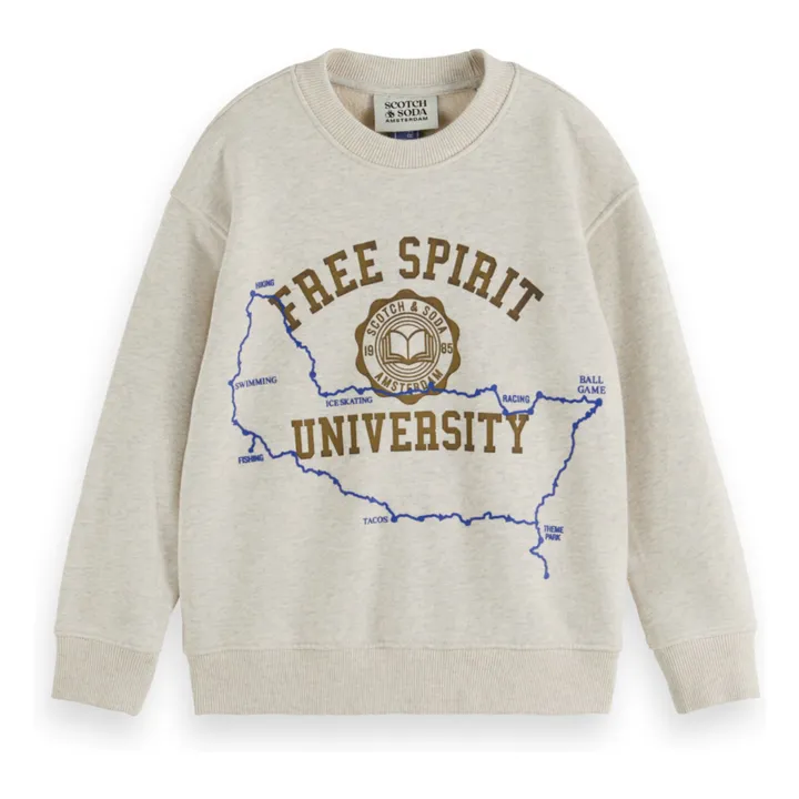 Sweat Logo | Ecru- Image produit n°0