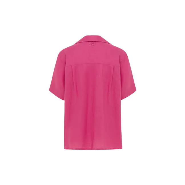 Chemise Darcy Broderies Lin | Rose fuschia