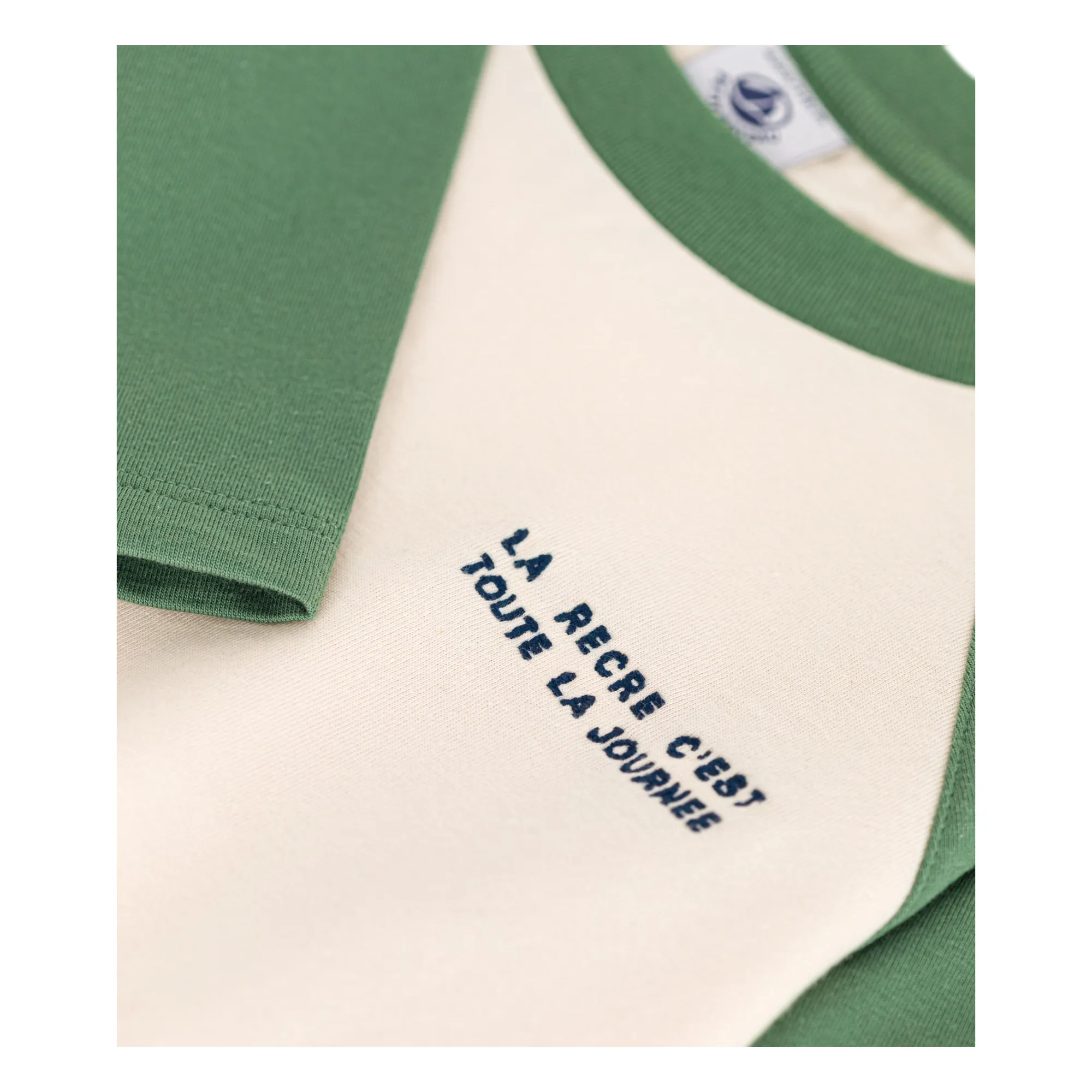 T-shirt Manches Raglan | Vert- Image produit n°2