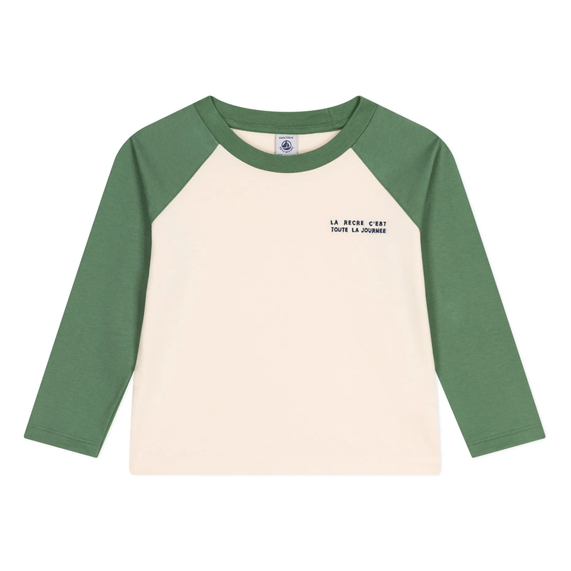 T-shirt Manches Raglan | Vert- Image produit n°0