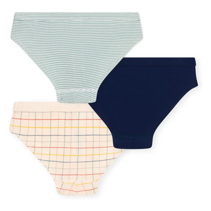 Juego de 3 calzoncillos para azulejos | Beige- Imagen del producto n°1