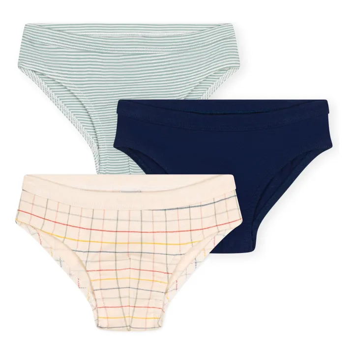 Juego de 3 calzoncillos para azulejos | Beige- Imagen del producto n°0