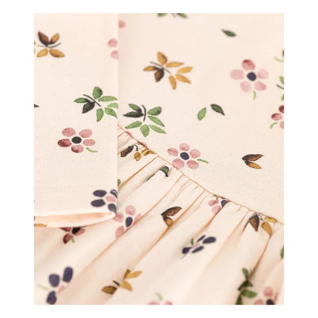 Vestido de flores Tubic | Beige