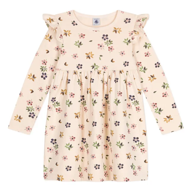 Vestido de flores Tubic | Beige