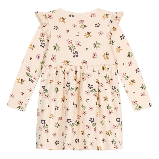 Vestido de flores Tubic | Beige