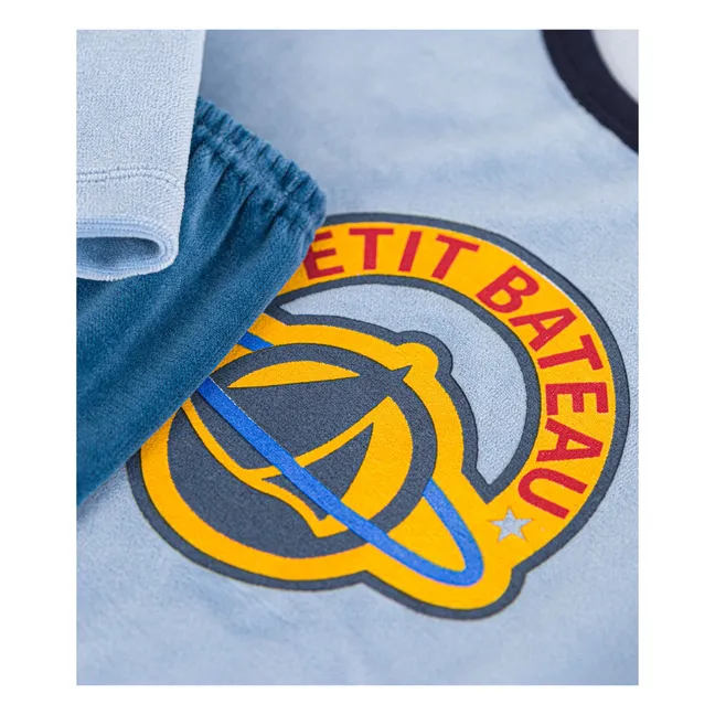 Pijama de terciopelo | Azul