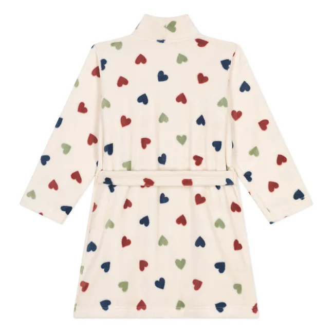 Fleece-Bademantel | Beige