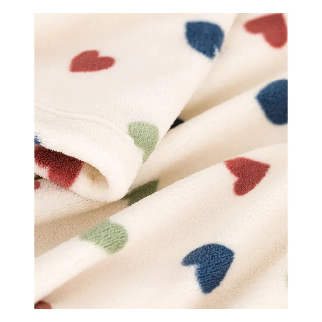 Fleece-Bademantel | Beige