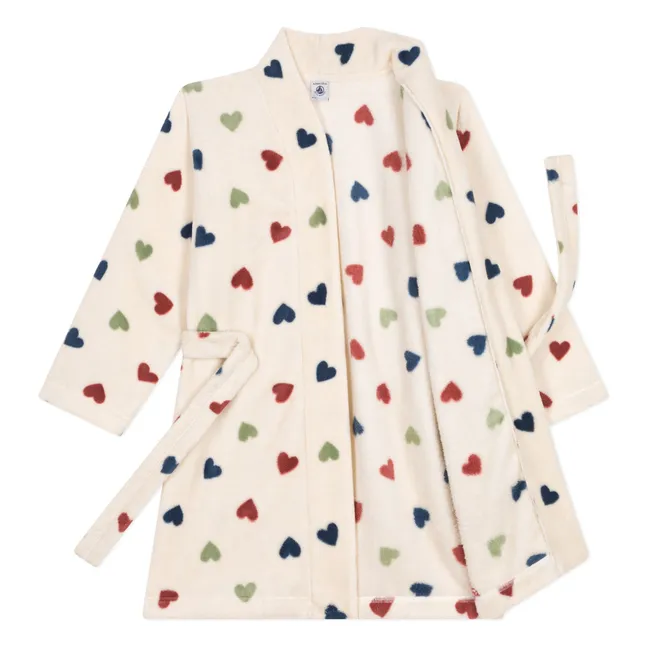 Fleece-Bademantel | Beige