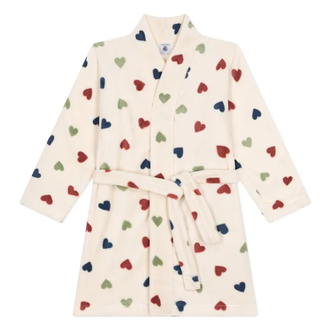 Fleece-Bademantel | Beige