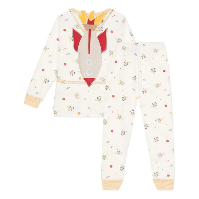 Pijama Disfraz Cohete Espacial | Blanco