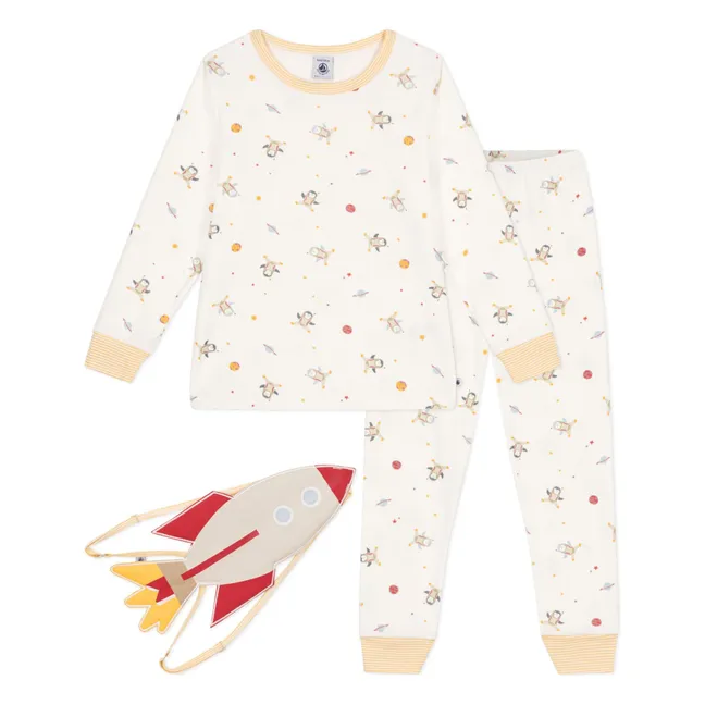 Pijama Disfraz Cohete Espacial | Blanco