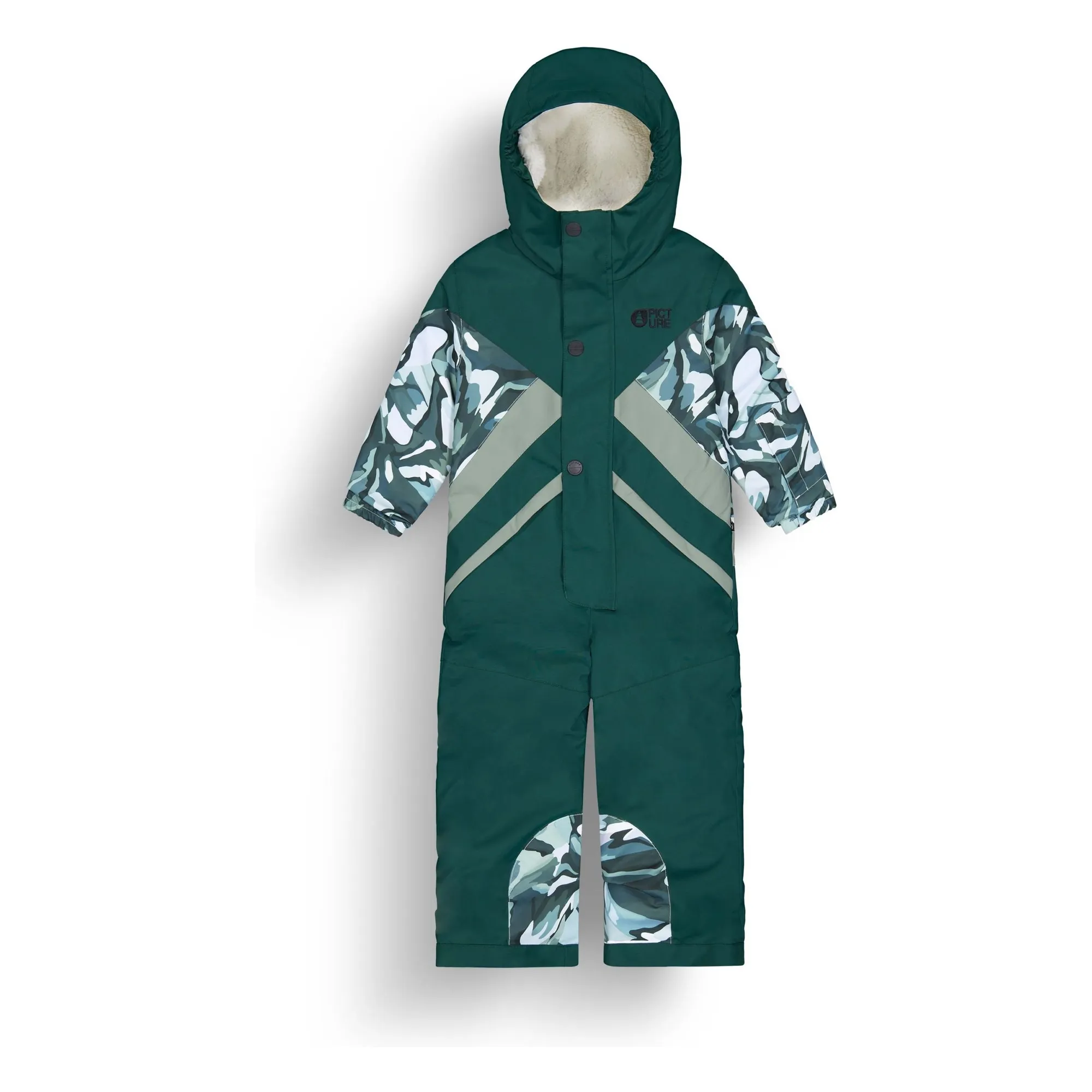 Picture Green Snowy Ski Suit
