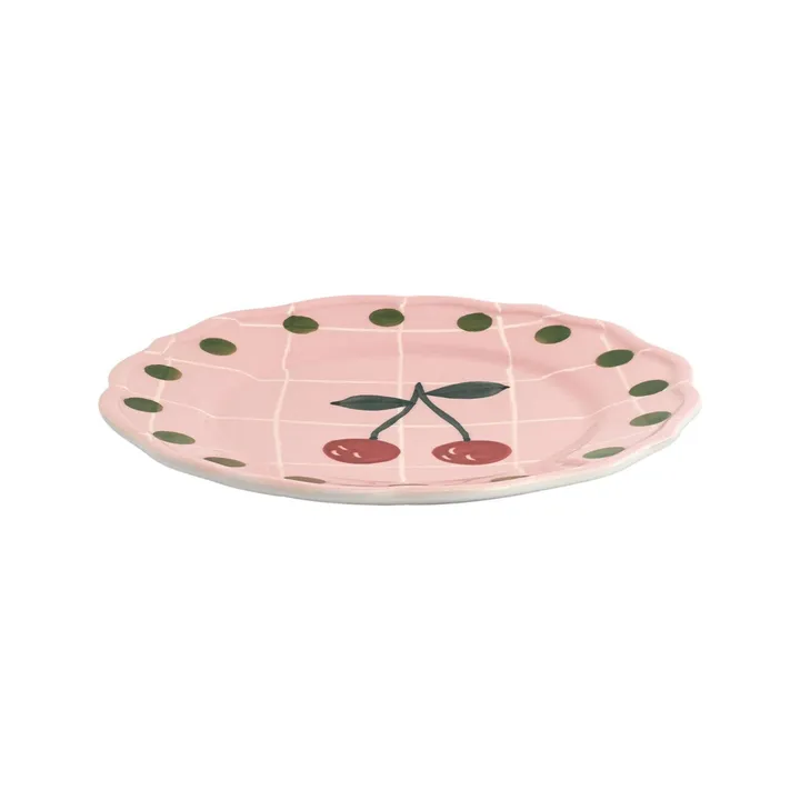 Assiette Cherry | Rose boisé- Image produit n°2