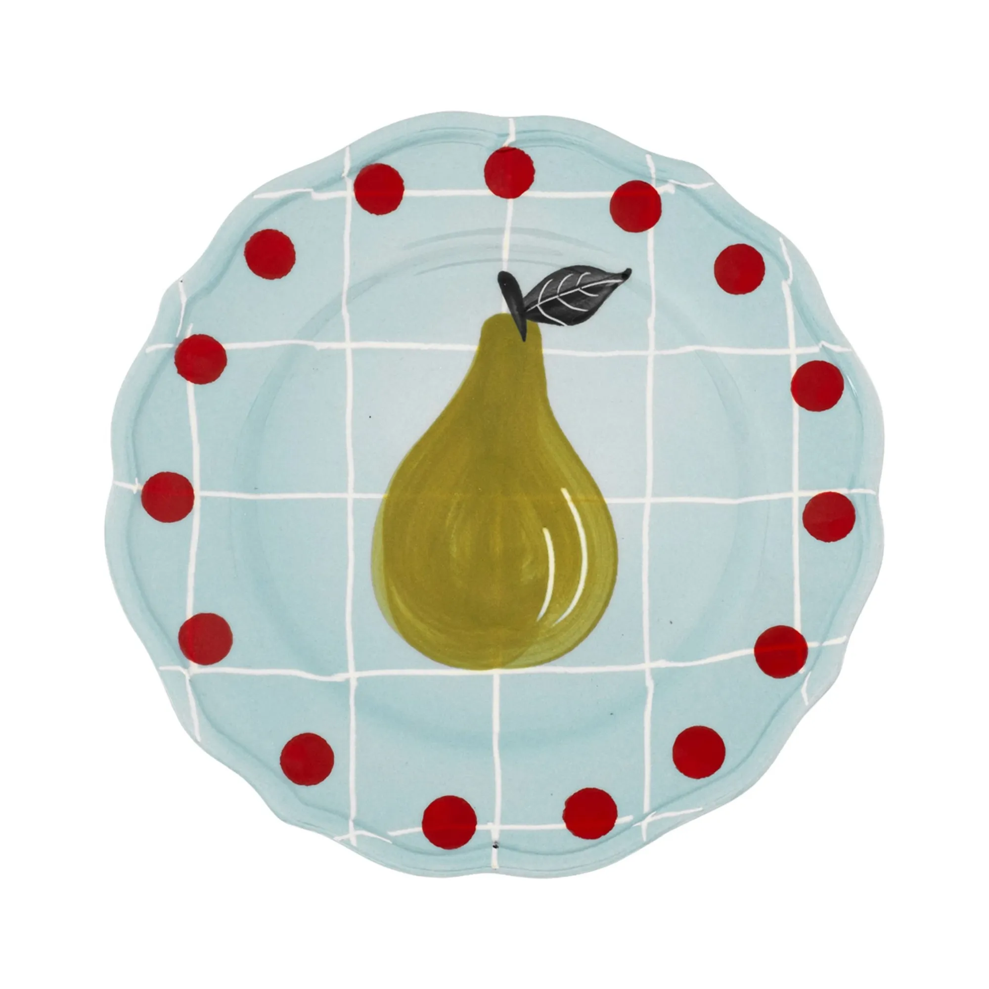 Bitossi Light Blue Pear Plate