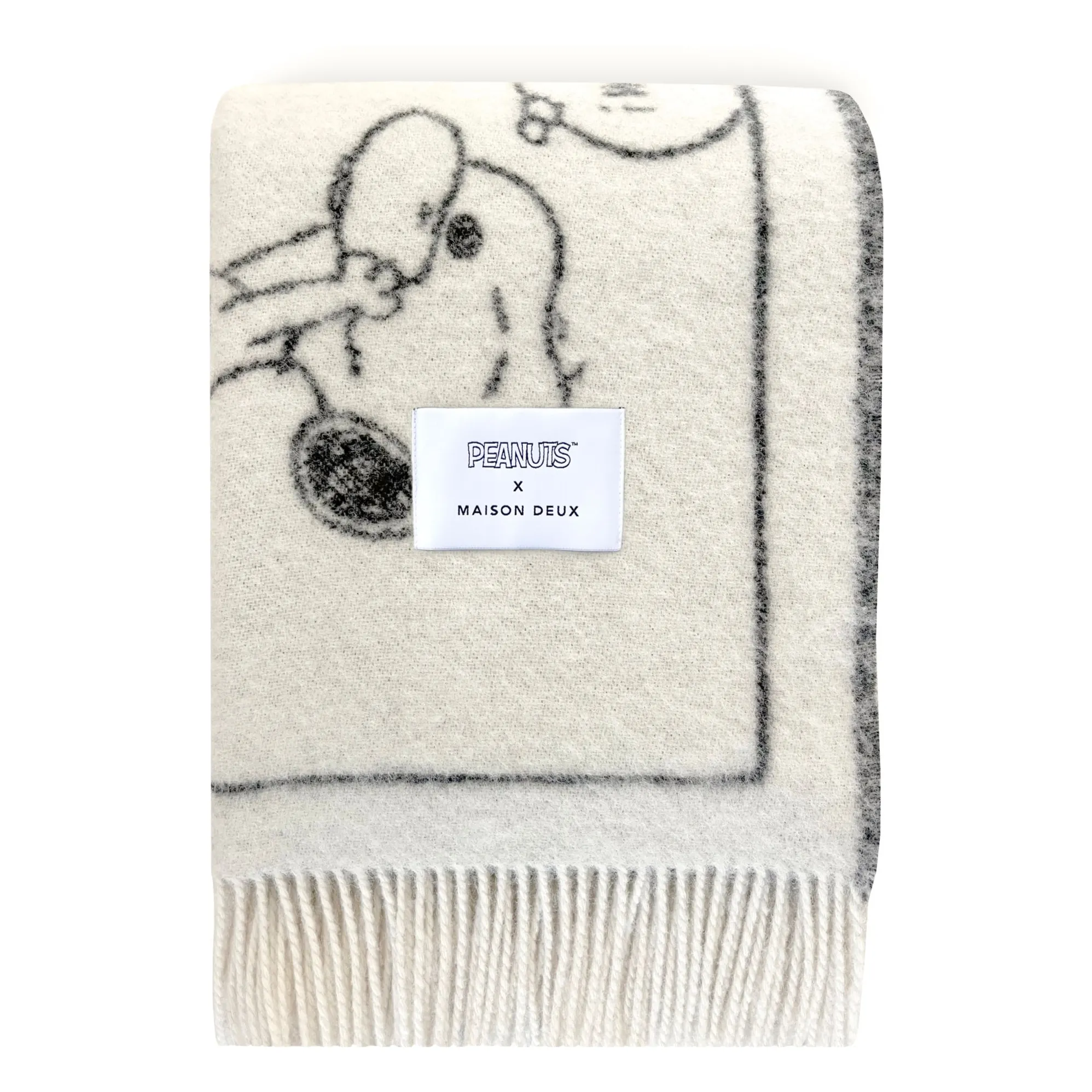 Maison Deux - Plaid Peanuts (Maison Deux) - Couverture