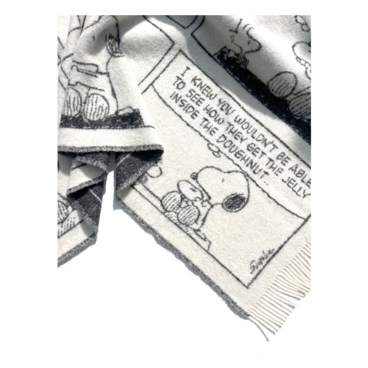 Plaid Peanuts | Noir- Image produit n°4