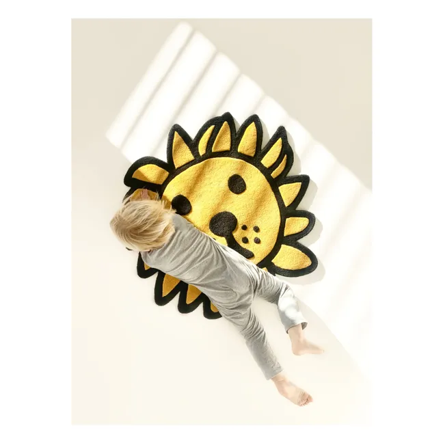 Lion Miffy rug | Yellow