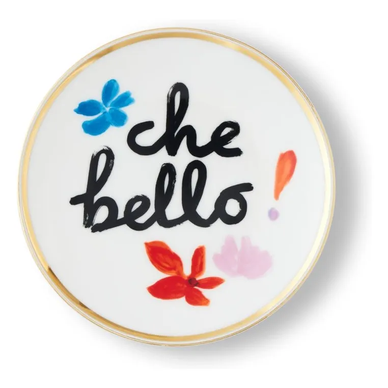 Bitossi White Che Bello Plate