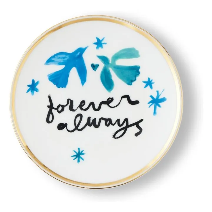 Assiette Forever Always | Blanc- Image produit n°0