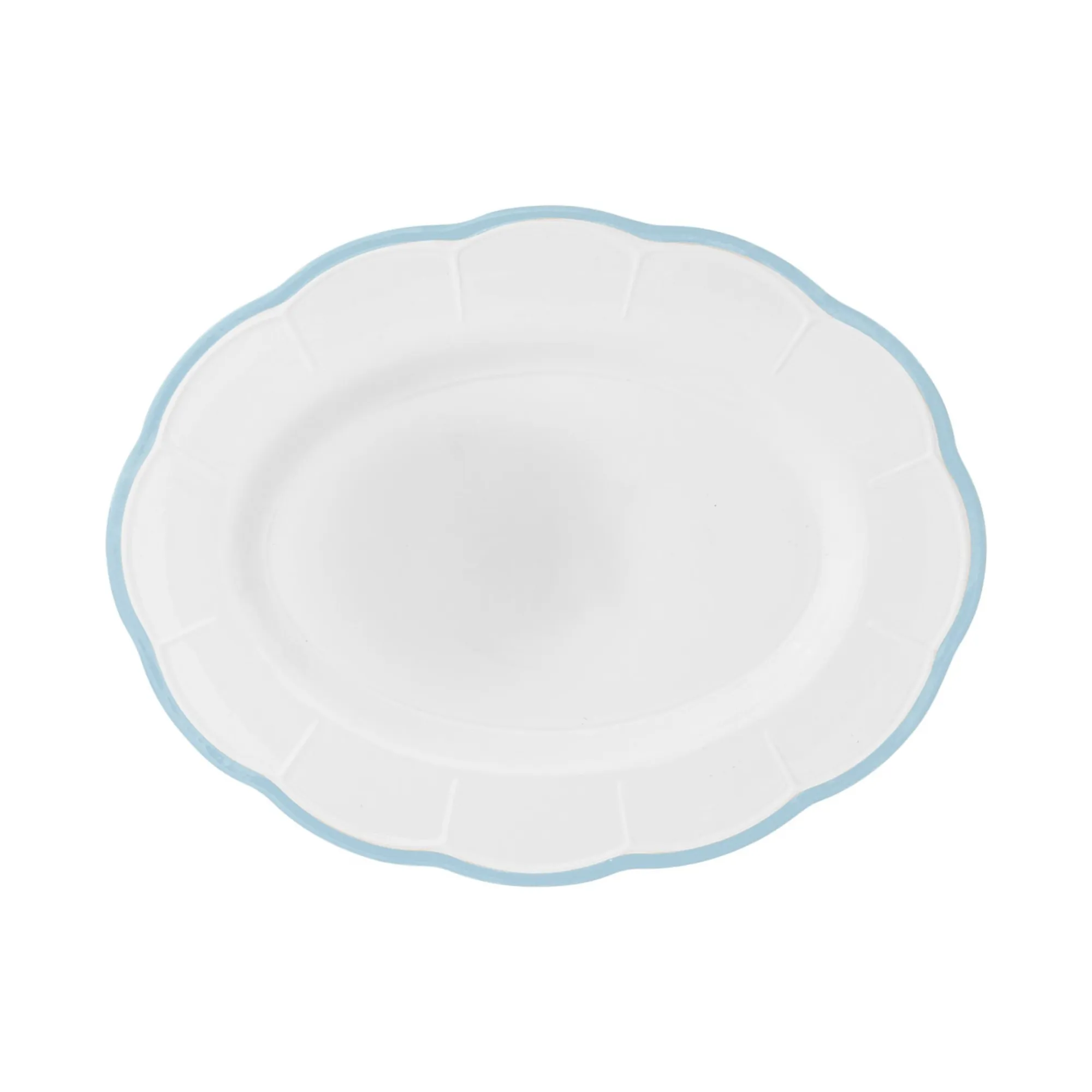 Bitossi Light Blue Petalo Serving Dish