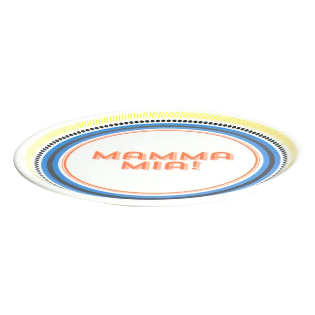 Plato Mamma Mia | Blanco