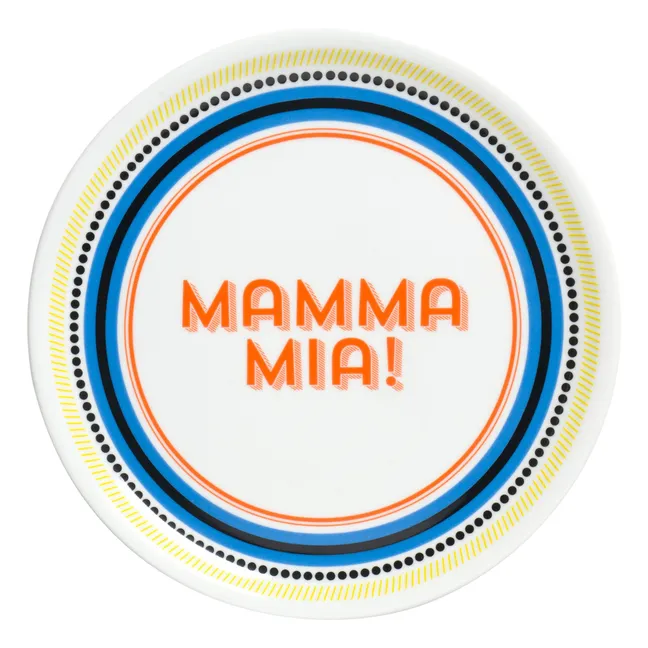 Plato Mamma Mia | Blanco