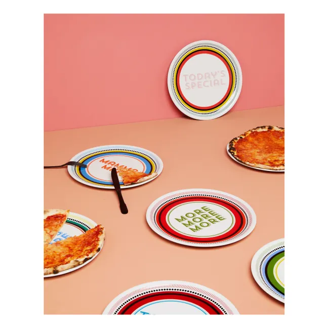 Plato Mamma Mia | Blanco