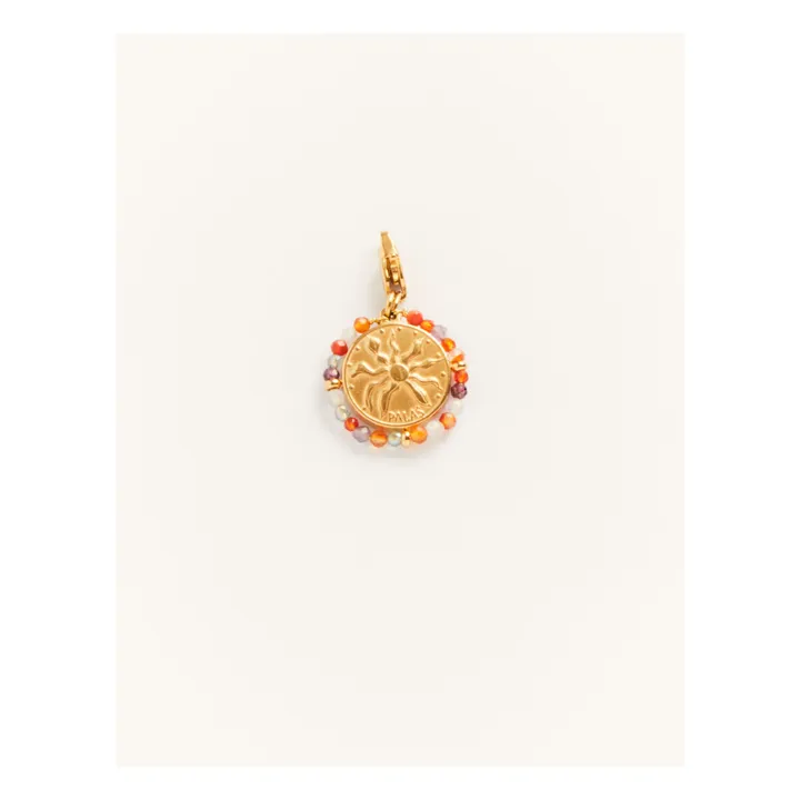 Collier Maillons et Charms Colorés | Doré- Image produit n°5