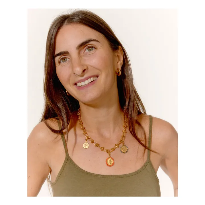 Collier Sous Les Palmiers | Doré- Image produit n°1