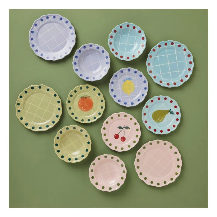 Assiette Cherry | Rose boisé- Image produit n°1