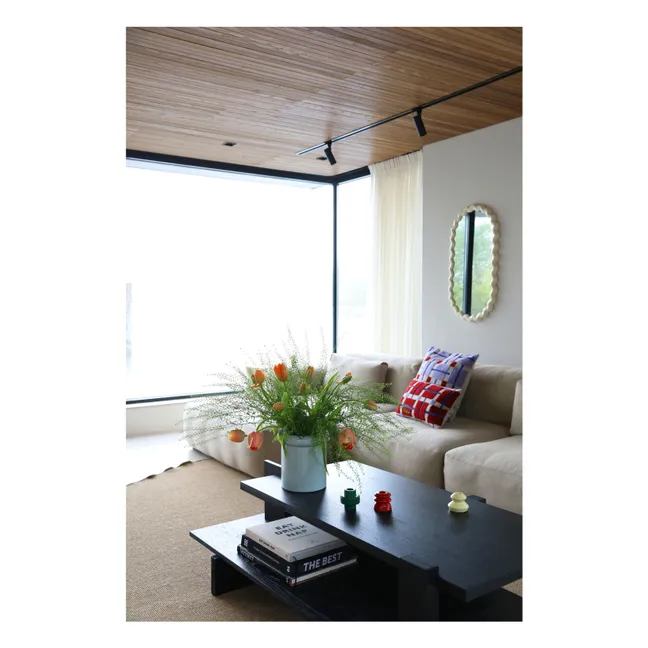 Zickzack-Spiegel | Cremefarben