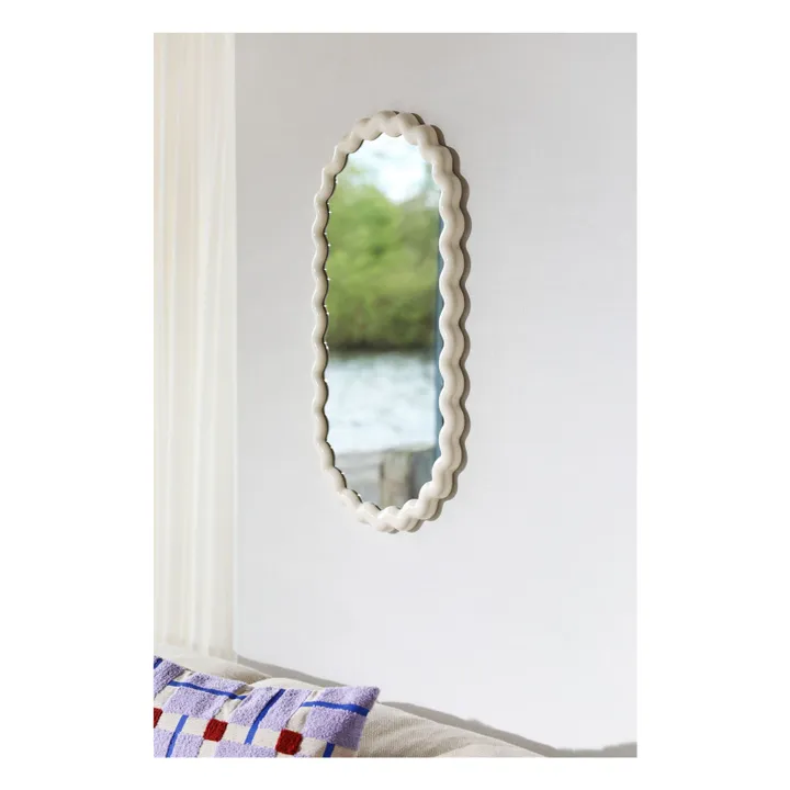 Zigzag mirror | Cream- Product image n°2