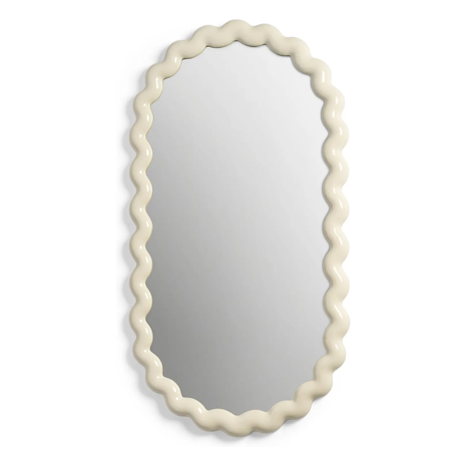 Zigzag mirror | Cream- Product image n°0