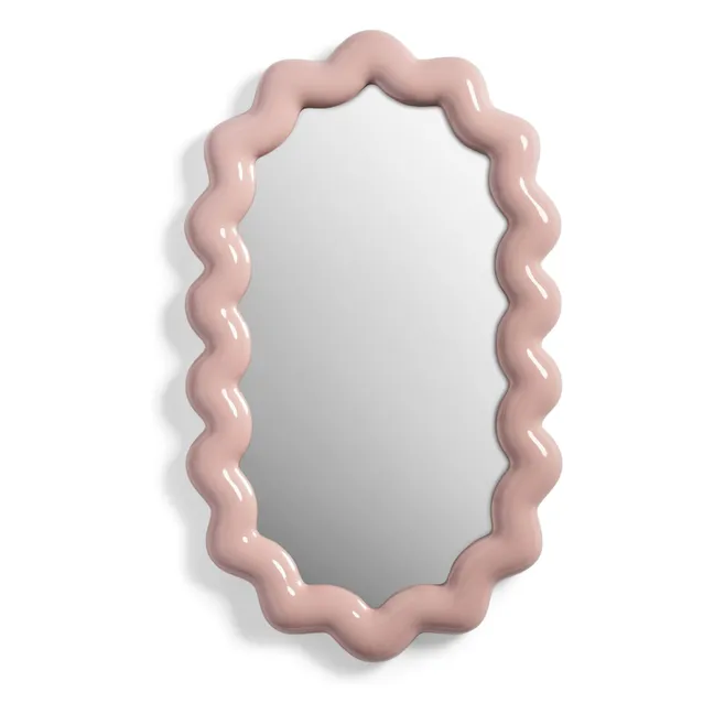 Espejo en zigzag | Rosa