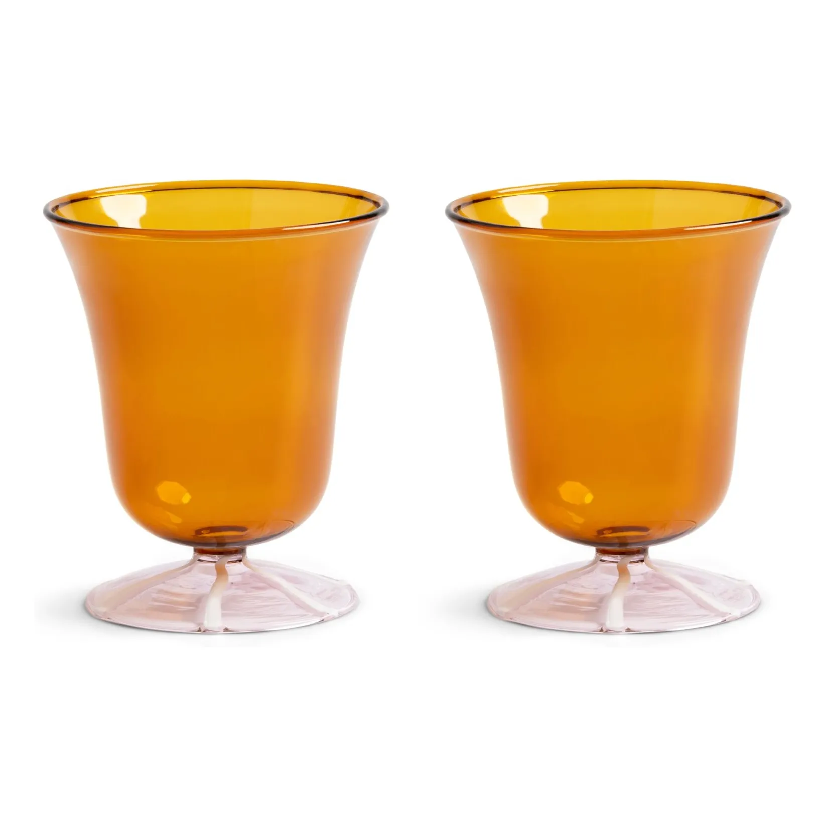 &Klevering Pink Eve Glasses - Set Of 2