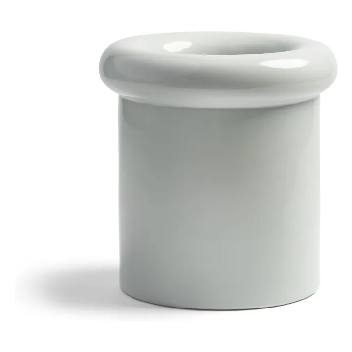 Turban stoneware vase | Light Blue- Product image n°0