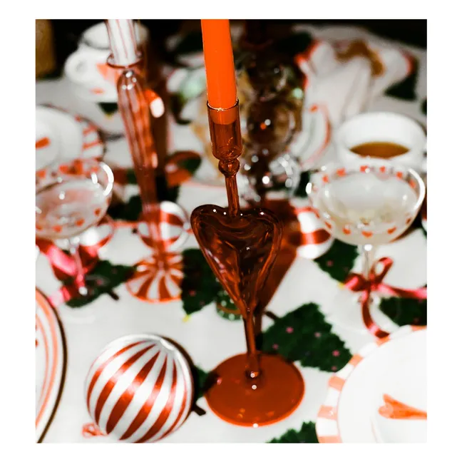 Candeliere classico Love | Rosso