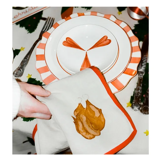 Clasic Love Dessert Teller | Weiß