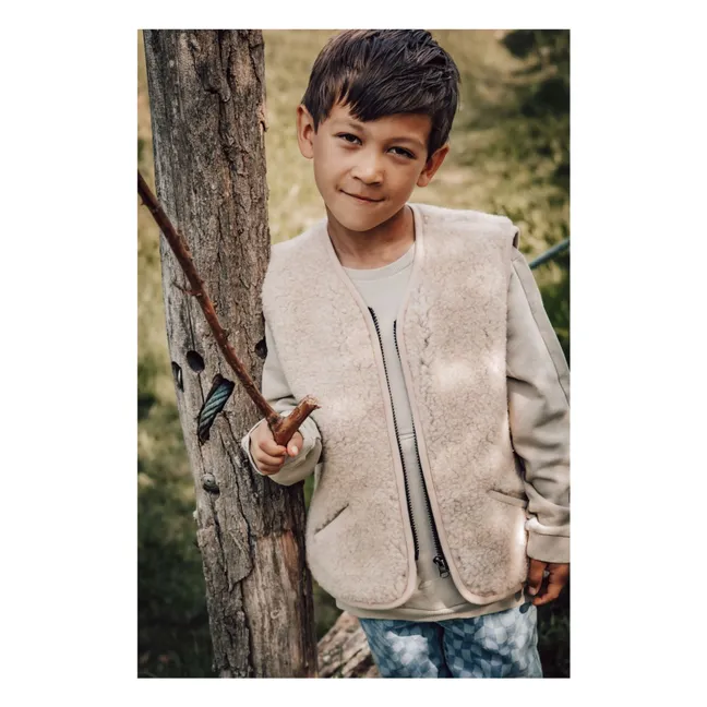 Pos Junior Sleeveless Vest | Sand