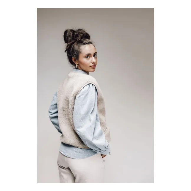 Pos Light Sleeveless Jacket - Adult Collection | Sand