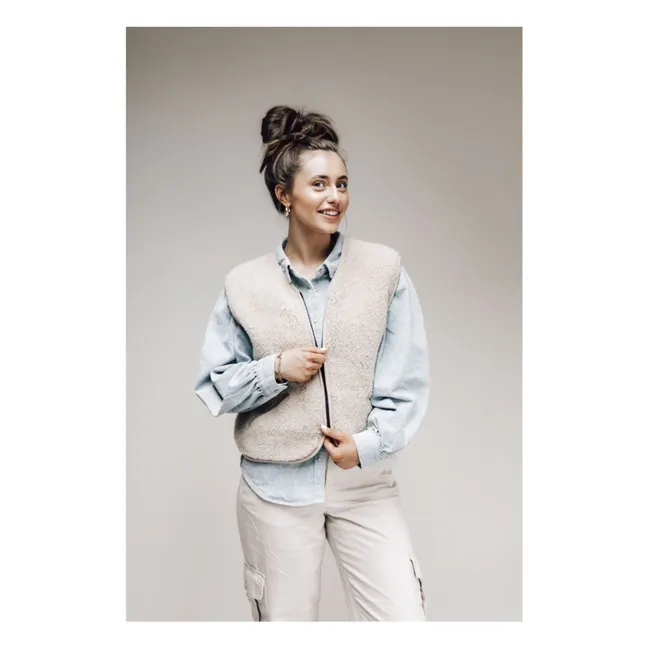 Pos Light Sleeveless Jacket - Adult Collection | Sand