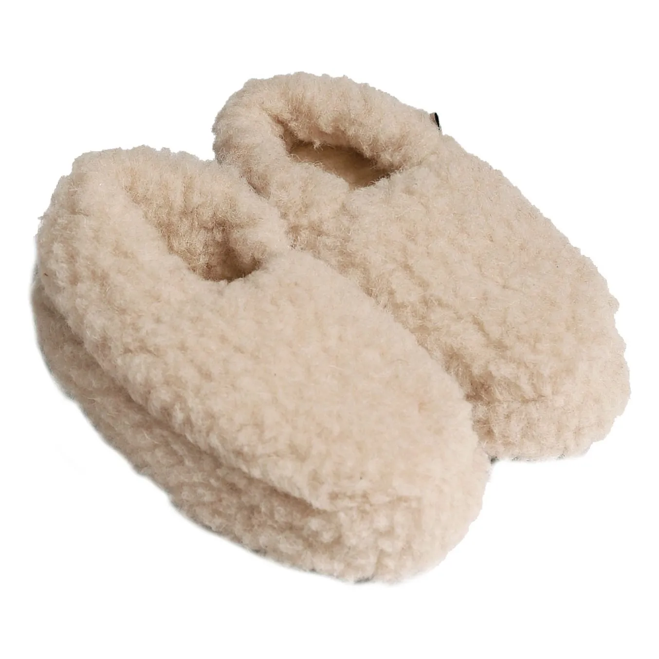 Alwero Beige Siberian Slippers