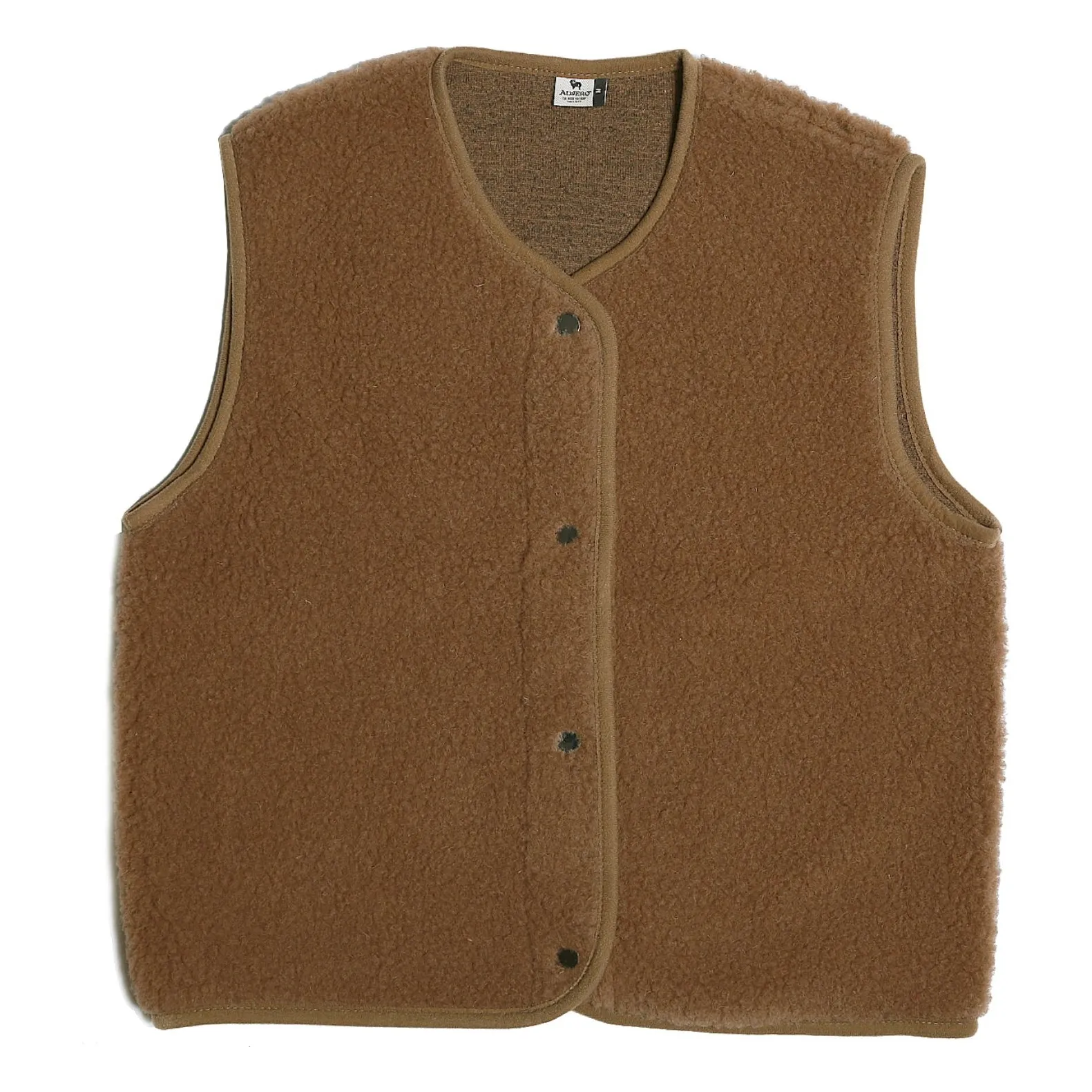 Alwero Brown Tyb Light Sleeveless Jacket - Adult Collection