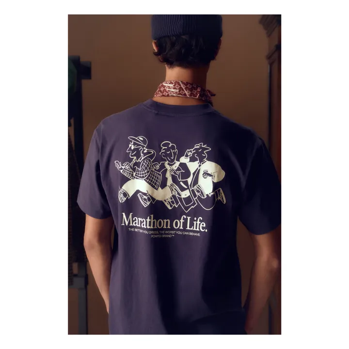Camiseta Marathon Of Life | Azul Marino- Imagen del producto n°4
