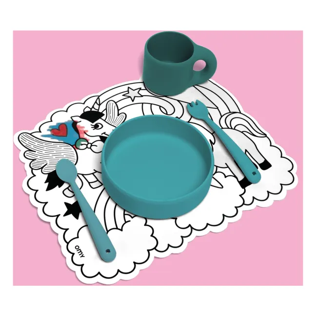 Magisches Tischset zum Ausmalen