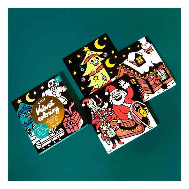 Coloriage velours - Ho Ho Ho !