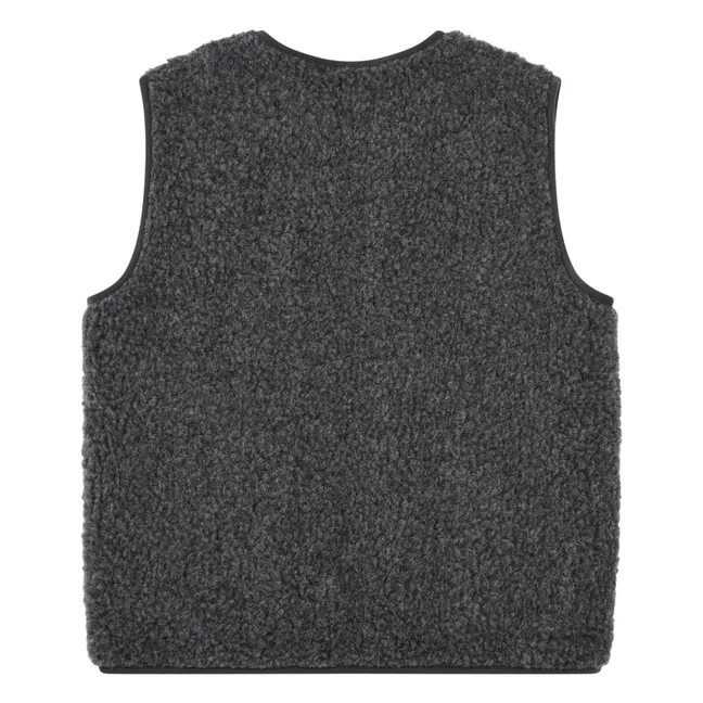 Pepitko Ärmellose Jacke | Anthrazit