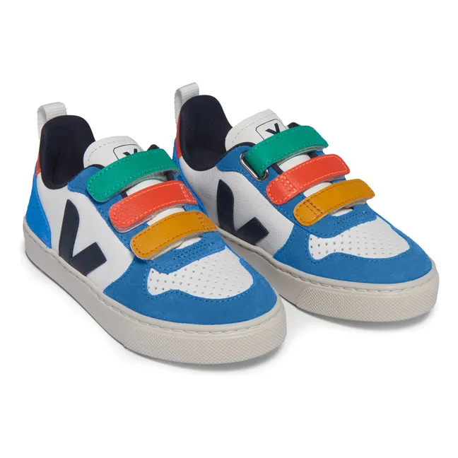 Baskets Scratchs V-10 | Bleu Clair